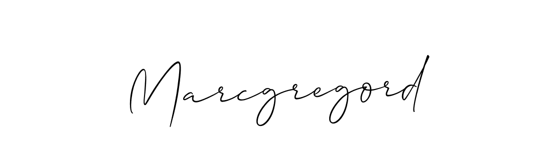 How to make Marcgregord name signature. Use Allison_Script style for creating short signs online. This is the latest handwritten sign. Marcgregord signature style 2 images and pictures png
