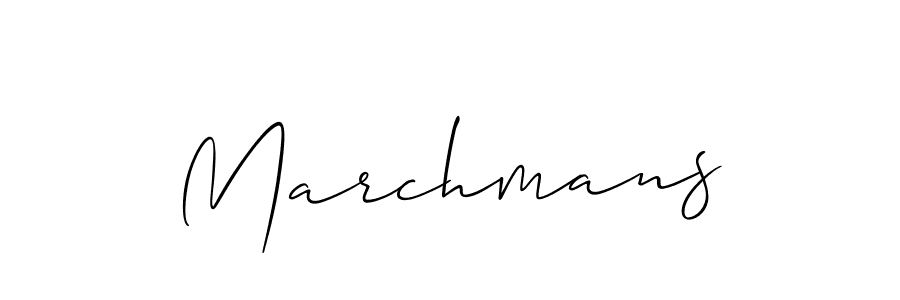 It looks lik you need a new signature style for name Marchmans. Design unique handwritten (Allison_Script) signature with our free signature maker in just a few clicks. Marchmans signature style 2 images and pictures png
