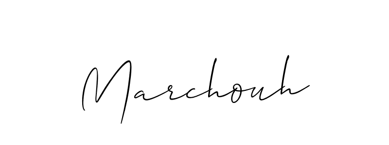 Also we have Marchouh name is the best signature style. Create professional handwritten signature collection using Allison_Script autograph style. Marchouh signature style 2 images and pictures png