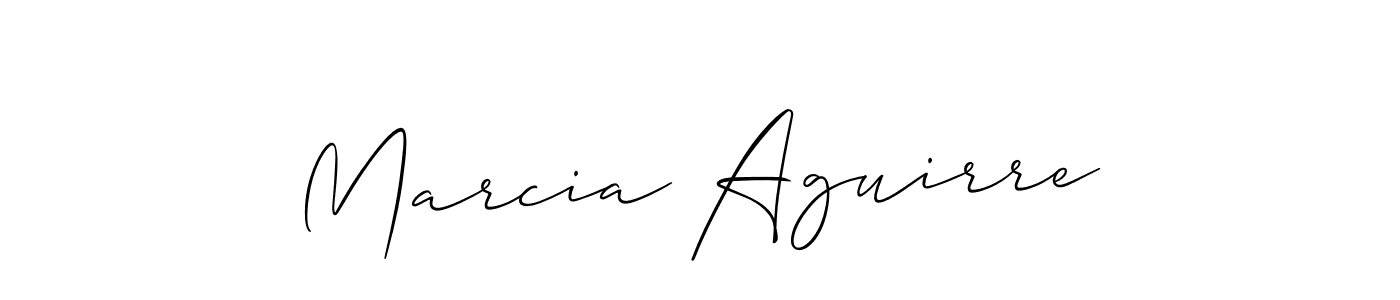 Design your own signature with our free online signature maker. With this signature software, you can create a handwritten (Allison_Script) signature for name Marcia Aguirre. Marcia Aguirre signature style 2 images and pictures png