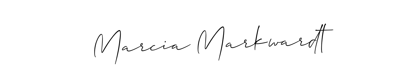 Make a short Marcia Markwardt signature style. Manage your documents anywhere anytime using Allison_Script. Create and add eSignatures, submit forms, share and send files easily. Marcia Markwardt signature style 2 images and pictures png