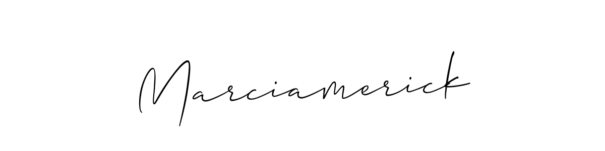 Make a beautiful signature design for name Marciamerick. Use this online signature maker to create a handwritten signature for free. Marciamerick signature style 2 images and pictures png