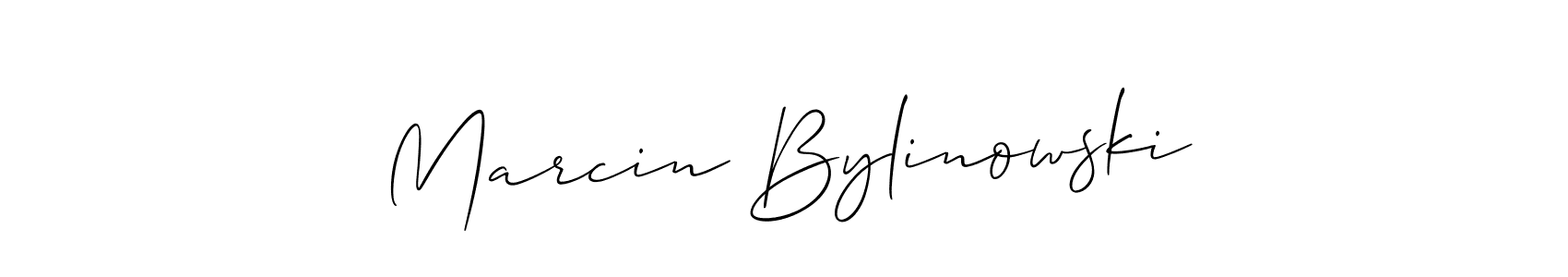 Make a short Marcin Bylinowski signature style. Manage your documents anywhere anytime using Allison_Script. Create and add eSignatures, submit forms, share and send files easily. Marcin Bylinowski signature style 2 images and pictures png