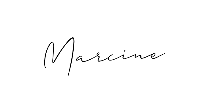Best and Professional Signature Style for Marcine. Allison_Script Best Signature Style Collection. Marcine signature style 2 images and pictures png
