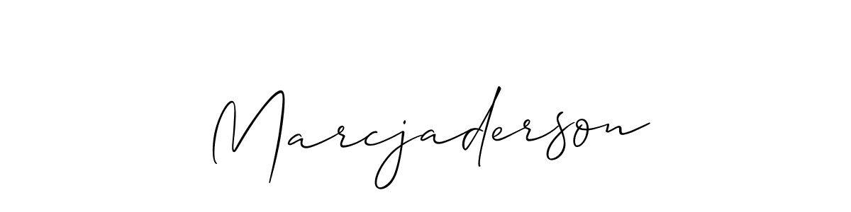 if you are searching for the best signature style for your name Marcjaderson. so please give up your signature search. here we have designed multiple signature styles  using Allison_Script. Marcjaderson signature style 2 images and pictures png