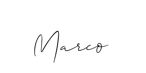 Similarly Allison_Script is the best handwritten signature design. Signature creator online .You can use it as an online autograph creator for name Marco . Marco  signature style 2 images and pictures png