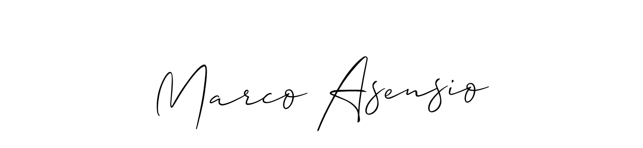 How to make Marco Asensio signature? Allison_Script is a professional autograph style. Create handwritten signature for Marco Asensio name. Marco Asensio signature style 2 images and pictures png