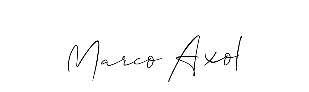 Once you've used our free online signature maker to create your best signature Allison_Script style, it's time to enjoy all of the benefits that Marco Axol name signing documents. Marco Axol signature style 2 images and pictures png