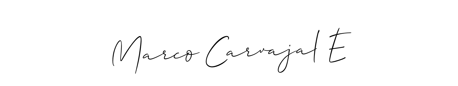 Once you've used our free online signature maker to create your best signature Allison_Script style, it's time to enjoy all of the benefits that Marco Carvajal E name signing documents. Marco Carvajal E signature style 2 images and pictures png