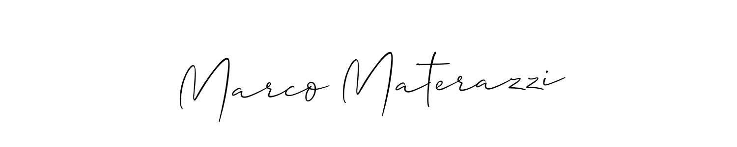 The best way (Allison_Script) to make a short signature is to pick only two or three words in your name. The name Marco Materazzi include a total of six letters. For converting this name. Marco Materazzi signature style 2 images and pictures png