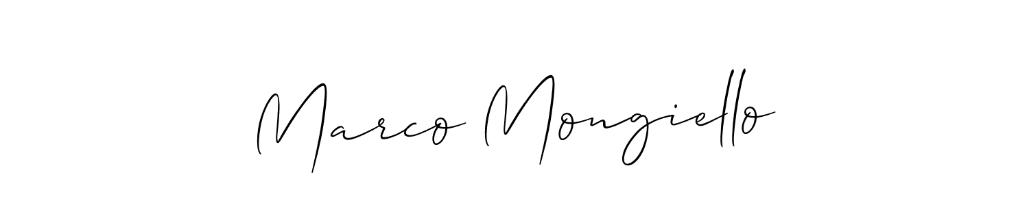 Once you've used our free online signature maker to create your best signature Allison_Script style, it's time to enjoy all of the benefits that Marco Mongiello name signing documents. Marco Mongiello signature style 2 images and pictures png