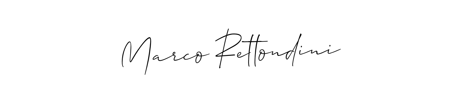 Similarly Allison_Script is the best handwritten signature design. Signature creator online .You can use it as an online autograph creator for name Marco Rettondini. Marco Rettondini signature style 2 images and pictures png