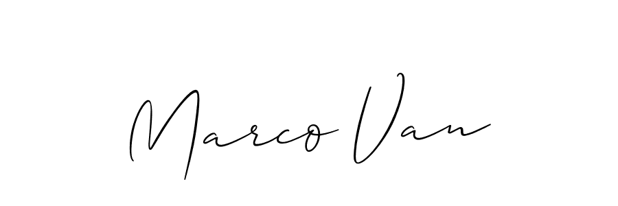 This is the best signature style for the Marco Van name. Also you like these signature font (Allison_Script). Mix name signature. Marco Van signature style 2 images and pictures png