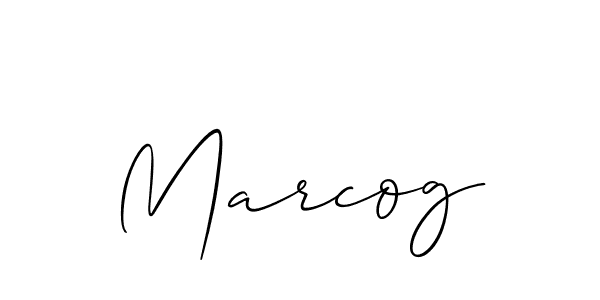 Similarly Allison_Script is the best handwritten signature design. Signature creator online .You can use it as an online autograph creator for name Marcog. Marcog signature style 2 images and pictures png