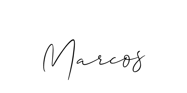 It looks lik you need a new signature style for name Marcos. Design unique handwritten (Allison_Script) signature with our free signature maker in just a few clicks. Marcos signature style 2 images and pictures png