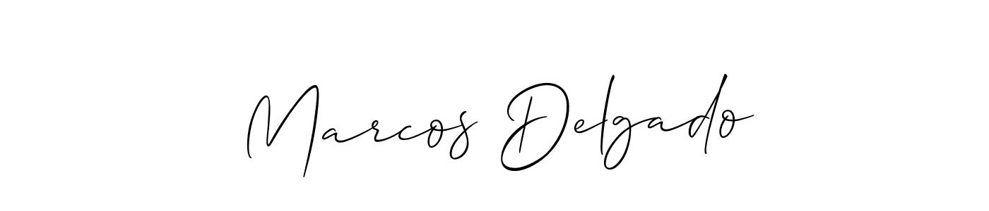 Make a short Marcos Delgado signature style. Manage your documents anywhere anytime using Allison_Script. Create and add eSignatures, submit forms, share and send files easily. Marcos Delgado signature style 2 images and pictures png