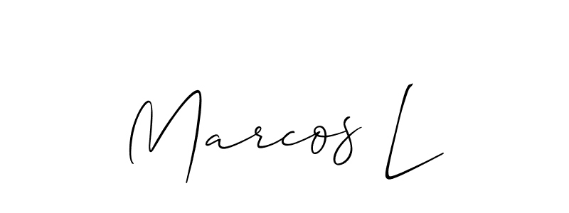 Here are the top 10 professional signature styles for the name Marcos L. These are the best autograph styles you can use for your name. Marcos L signature style 2 images and pictures png