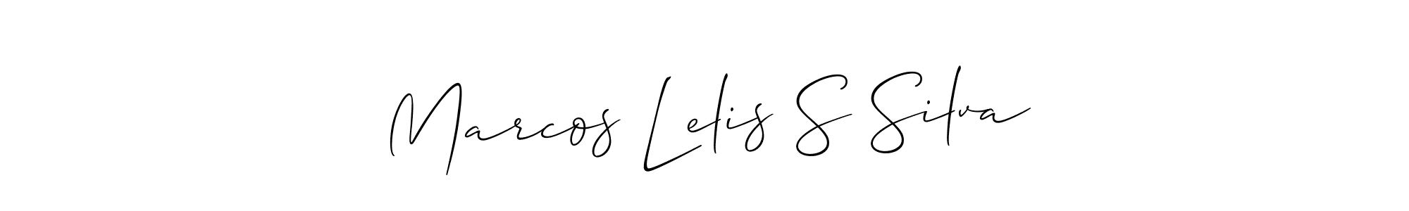 You can use this online signature creator to create a handwritten signature for the name Marcos Lelis S Silva. This is the best online autograph maker. Marcos Lelis S Silva signature style 2 images and pictures png