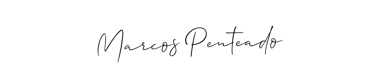 Also we have Marcos Penteado name is the best signature style. Create professional handwritten signature collection using Allison_Script autograph style. Marcos Penteado signature style 2 images and pictures png