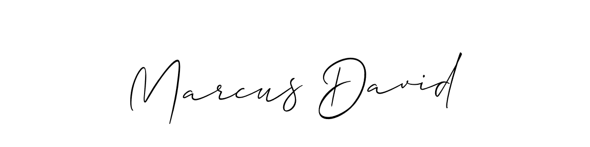 It looks lik you need a new signature style for name Marcus David. Design unique handwritten (Allison_Script) signature with our free signature maker in just a few clicks. Marcus David signature style 2 images and pictures png