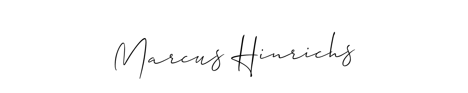 Best and Professional Signature Style for Marcus Hinrichs. Allison_Script Best Signature Style Collection. Marcus Hinrichs signature style 2 images and pictures png