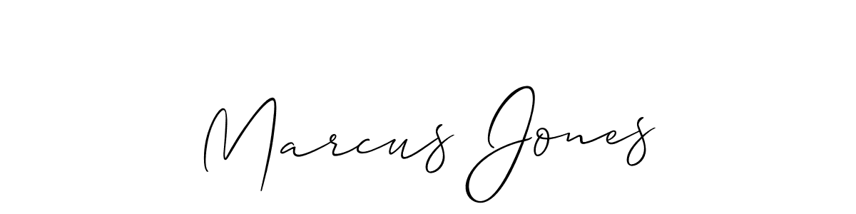 Use a signature maker to create a handwritten signature online. With this signature software, you can design (Allison_Script) your own signature for name Marcus Jones. Marcus Jones signature style 2 images and pictures png