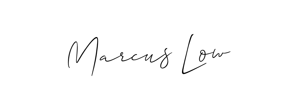 How to Draw Marcus Low signature style? Allison_Script is a latest design signature styles for name Marcus Low. Marcus Low signature style 2 images and pictures png