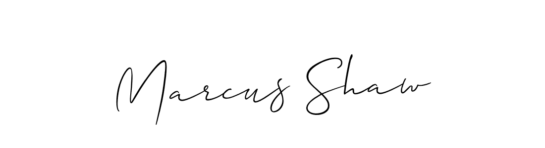 Best and Professional Signature Style for Marcus Shaw. Allison_Script Best Signature Style Collection. Marcus Shaw signature style 2 images and pictures png