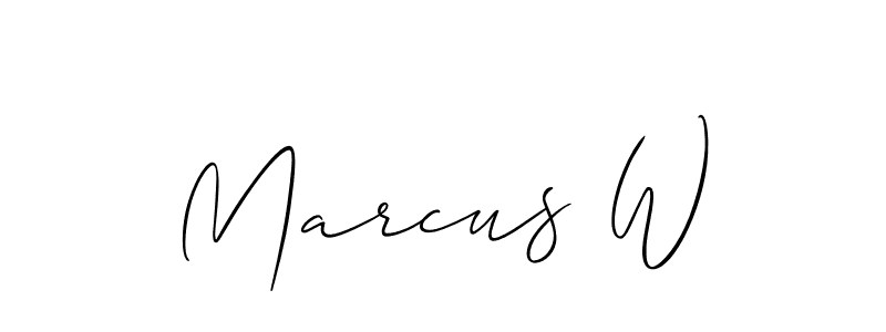 This is the best signature style for the Marcus W name. Also you like these signature font (Allison_Script). Mix name signature. Marcus W signature style 2 images and pictures png