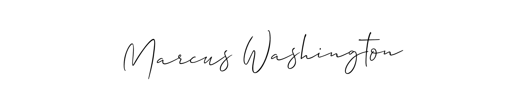 Also we have Marcus Washington name is the best signature style. Create professional handwritten signature collection using Allison_Script autograph style. Marcus Washington signature style 2 images and pictures png