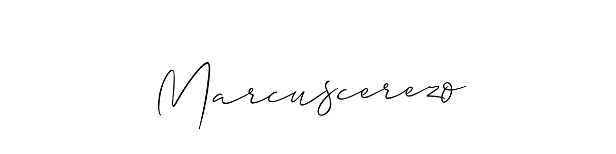 You should practise on your own different ways (Allison_Script) to write your name (Marcuscerezo) in signature. don't let someone else do it for you. Marcuscerezo signature style 2 images and pictures png
