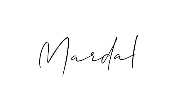 You should practise on your own different ways (Allison_Script) to write your name (Mardal) in signature. don't let someone else do it for you. Mardal signature style 2 images and pictures png