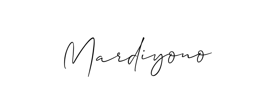 Also You can easily find your signature by using the search form. We will create Mardiyono name handwritten signature images for you free of cost using Allison_Script sign style. Mardiyono signature style 2 images and pictures png
