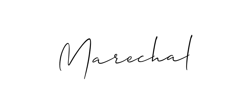 You should practise on your own different ways (Allison_Script) to write your name (Marechal) in signature. don't let someone else do it for you. Marechal signature style 2 images and pictures png