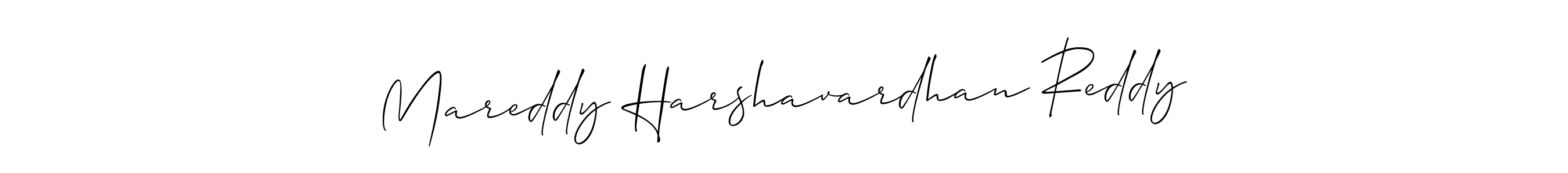 This is the best signature style for the Mareddy Harshavardhan Reddy name. Also you like these signature font (Allison_Script). Mix name signature. Mareddy Harshavardhan Reddy signature style 2 images and pictures png