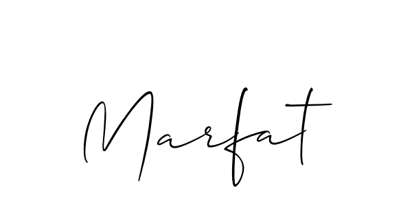 You should practise on your own different ways (Allison_Script) to write your name (Marfat) in signature. don't let someone else do it for you. Marfat signature style 2 images and pictures png