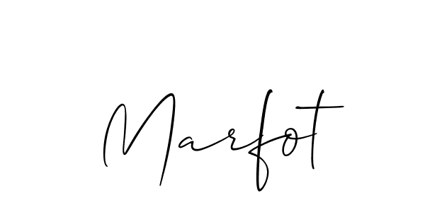 Similarly Allison_Script is the best handwritten signature design. Signature creator online .You can use it as an online autograph creator for name Marfot. Marfot signature style 2 images and pictures png