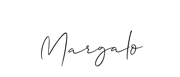 You should practise on your own different ways (Allison_Script) to write your name (Margalo) in signature. don't let someone else do it for you. Margalo signature style 2 images and pictures png