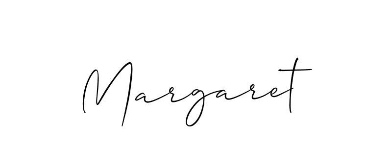 Create a beautiful signature design for name Margaret. With this signature (Allison_Script) fonts, you can make a handwritten signature for free. Margaret signature style 2 images and pictures png