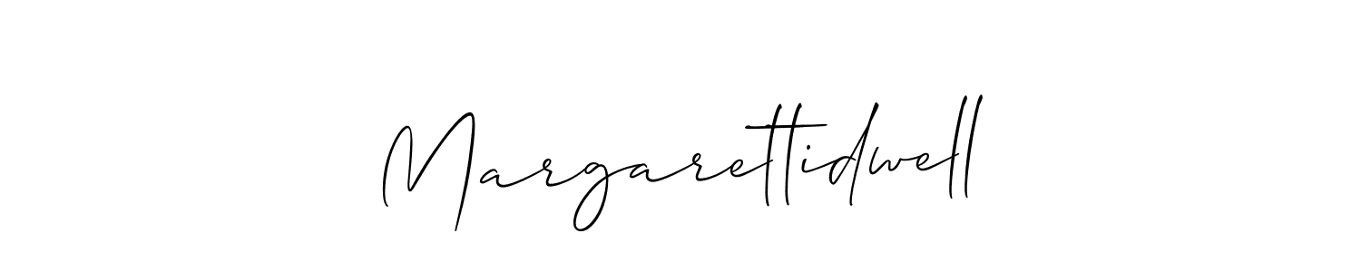 How to Draw Margarettidwell signature style? Allison_Script is a latest design signature styles for name Margarettidwell. Margarettidwell signature style 2 images and pictures png