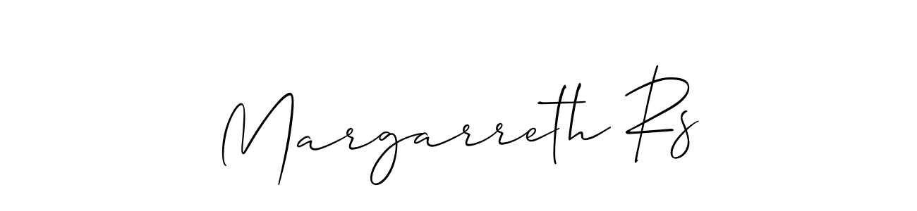 Best and Professional Signature Style for Margarreth Rs. Allison_Script Best Signature Style Collection. Margarreth Rs signature style 2 images and pictures png