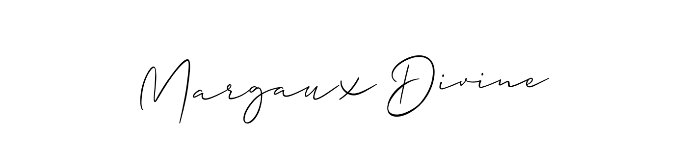 The best way (Allison_Script) to make a short signature is to pick only two or three words in your name. The name Margaux Divine include a total of six letters. For converting this name. Margaux Divine signature style 2 images and pictures png