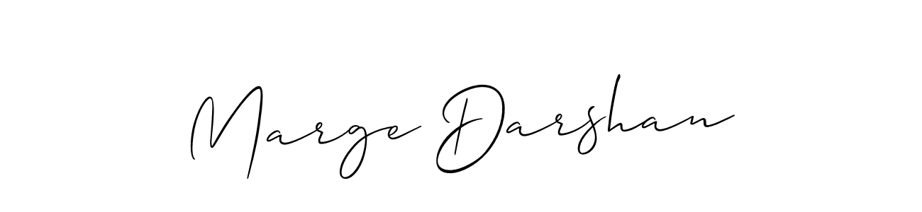 Check out images of Autograph of Marge Darshan name. Actor Marge Darshan Signature Style. Allison_Script is a professional sign style online. Marge Darshan signature style 2 images and pictures png