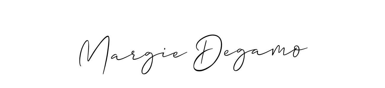 Here are the top 10 professional signature styles for the name Margie Degamo. These are the best autograph styles you can use for your name. Margie Degamo signature style 2 images and pictures png