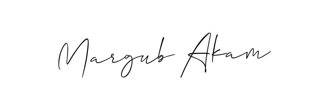 Make a beautiful signature design for name Margub Akam. Use this online signature maker to create a handwritten signature for free. Margub Akam signature style 2 images and pictures png