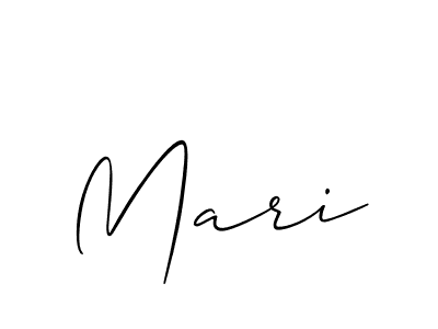 Best and Professional Signature Style for Mari. Allison_Script Best Signature Style Collection. Mari signature style 2 images and pictures png