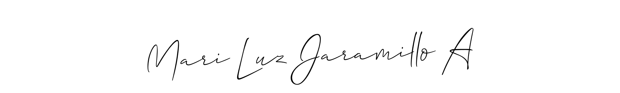 Here are the top 10 professional signature styles for the name Mari Luz Jaramillo A. These are the best autograph styles you can use for your name. Mari Luz Jaramillo A signature style 2 images and pictures png