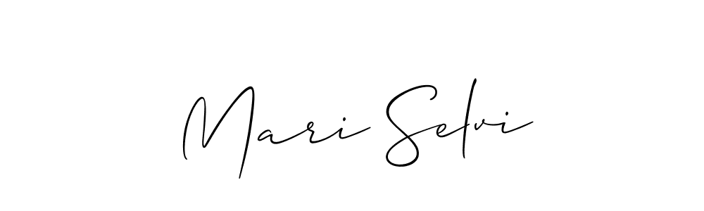 Once you've used our free online signature maker to create your best signature Allison_Script style, it's time to enjoy all of the benefits that Mari Selvi name signing documents. Mari Selvi signature style 2 images and pictures png