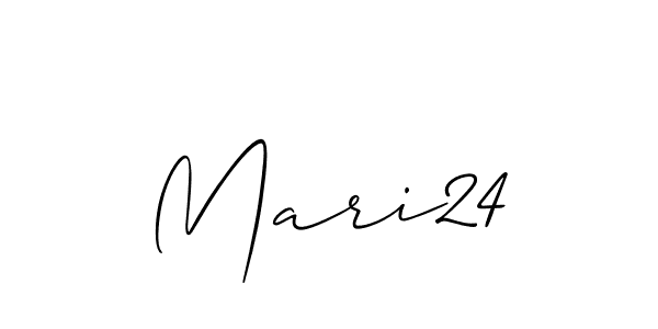 Best and Professional Signature Style for Mari24. Allison_Script Best Signature Style Collection. Mari24 signature style 2 images and pictures png