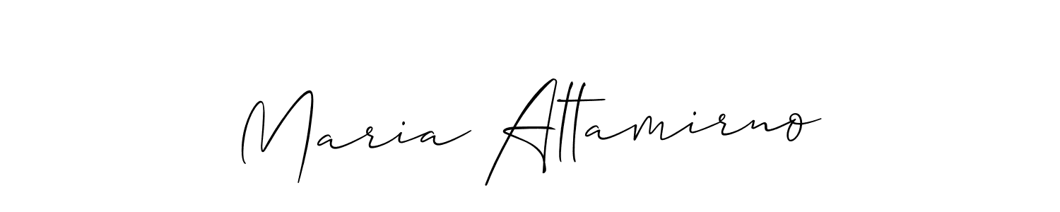 Check out images of Autograph of Maria Altamirno name. Actor Maria Altamirno Signature Style. Allison_Script is a professional sign style online. Maria Altamirno signature style 2 images and pictures png